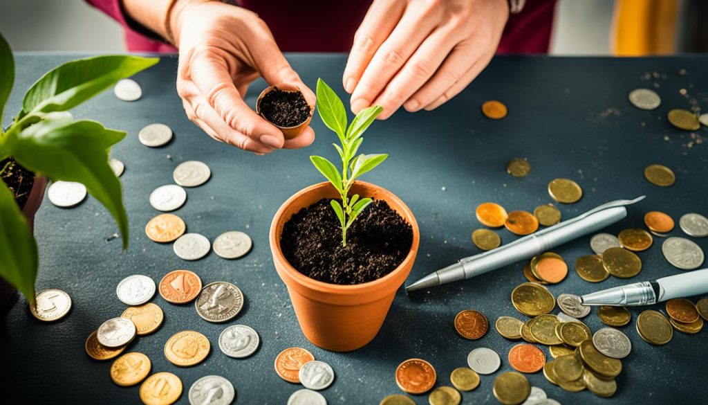 The art of growing wealth on a shoestring