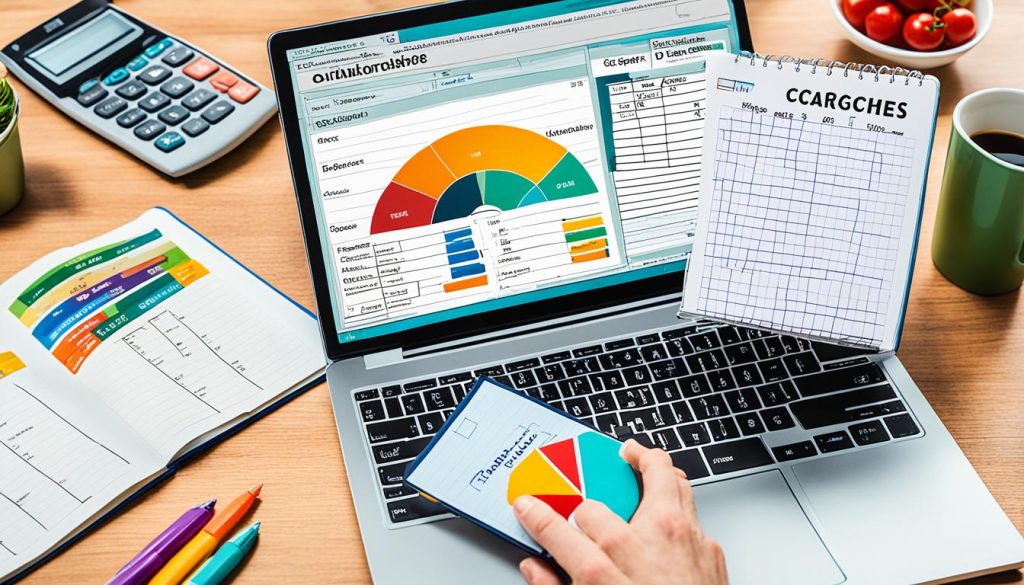 Expense tracking for budget creation